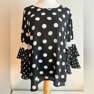 Polka Dot Women’s 18/20W Blouse